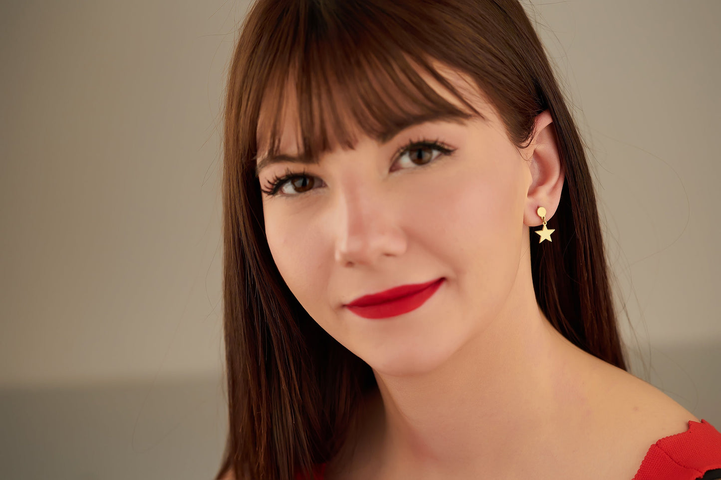 Star Dangle Earrings - Christmas Gift - Star Earring - Gift for Her - Astral Stud Earrings - Gift for Mother - Dainty Earrings