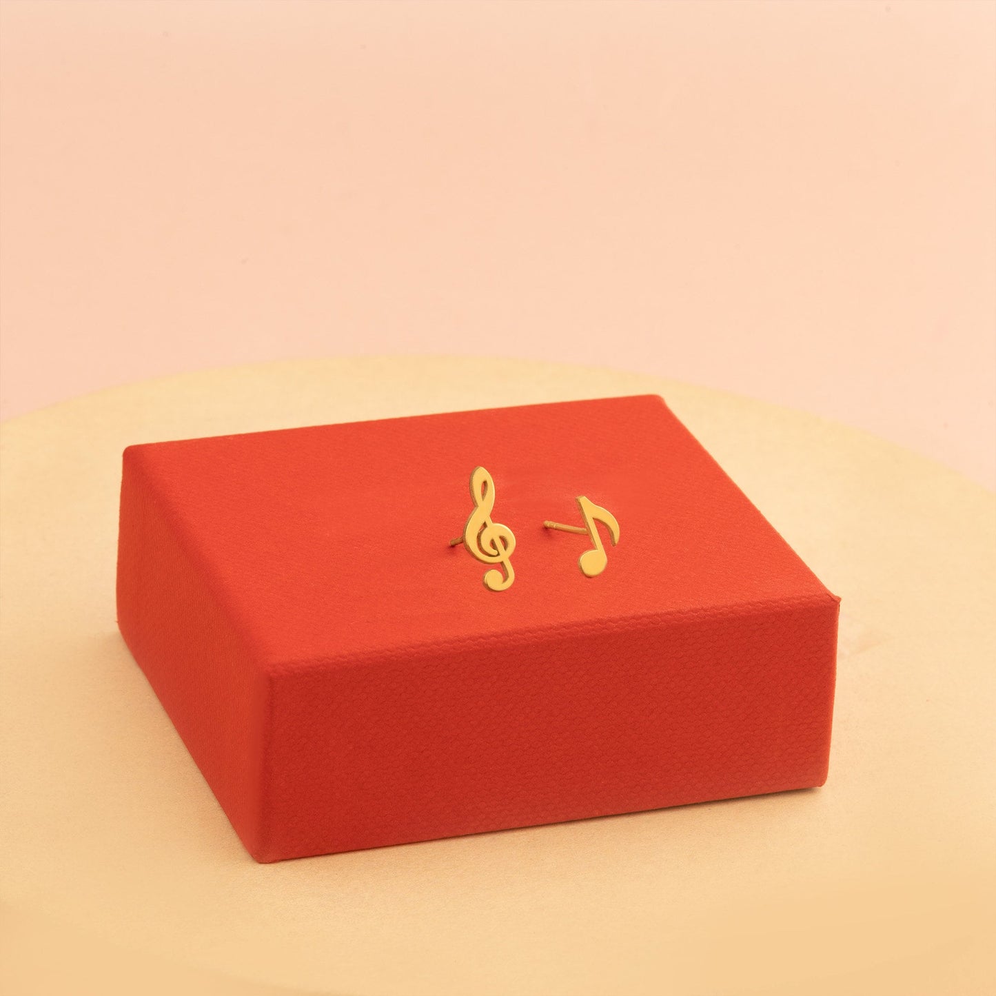 Tiny Treble Clef and Note Earrings - Christmas Gift - Music Symbol Earrings - Music Note Studs - Mismatched Earrings - Music Lover Gift