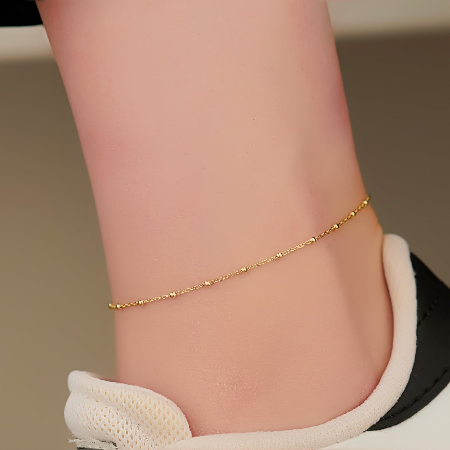 Anklet Bracelet - Ankle Intermimtent Chain - Chain Anklet - Anklets for Women - Dainty Anklet - Summer Jewelry - Gift for Her