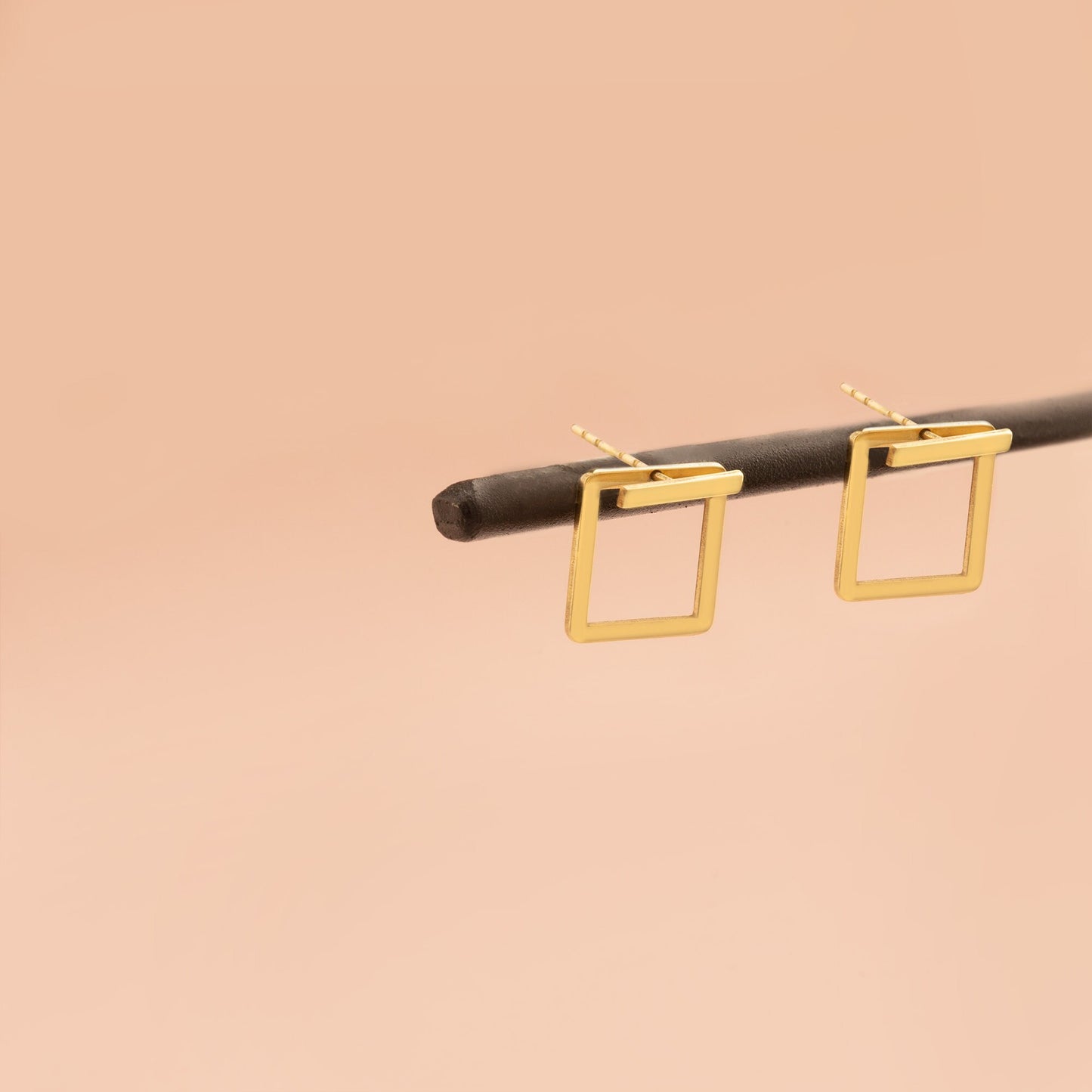 Square Ear Jacket Earrings - Double Bar Earrings - Geometric Bar Earrings - Modern Jewellery - Everyday Earrings - Gift for Her