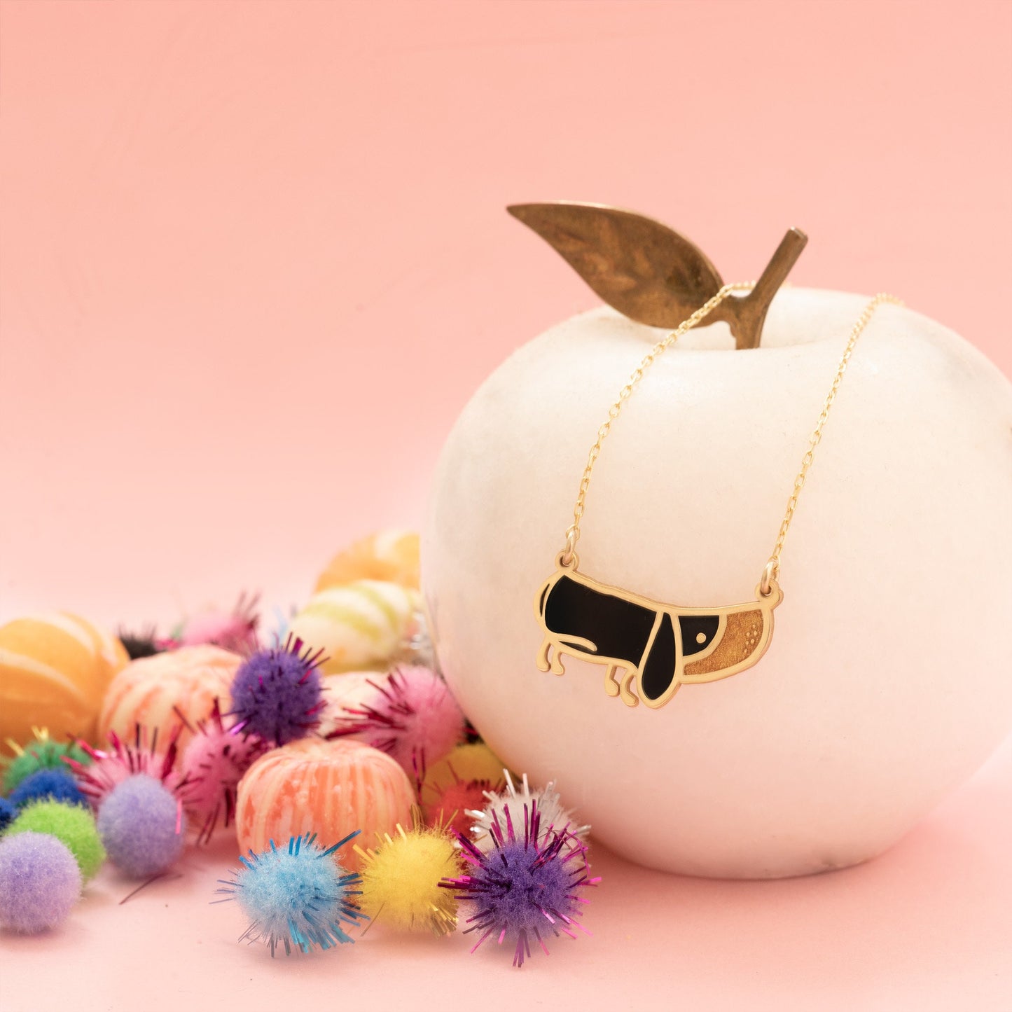 Dachshund Dog Necklace - Longhair Dachshund Pendant - Pet Lover Gift - Long Eared Dog Necklace - Dog Necklace - Gift for Her - Gift for Kids