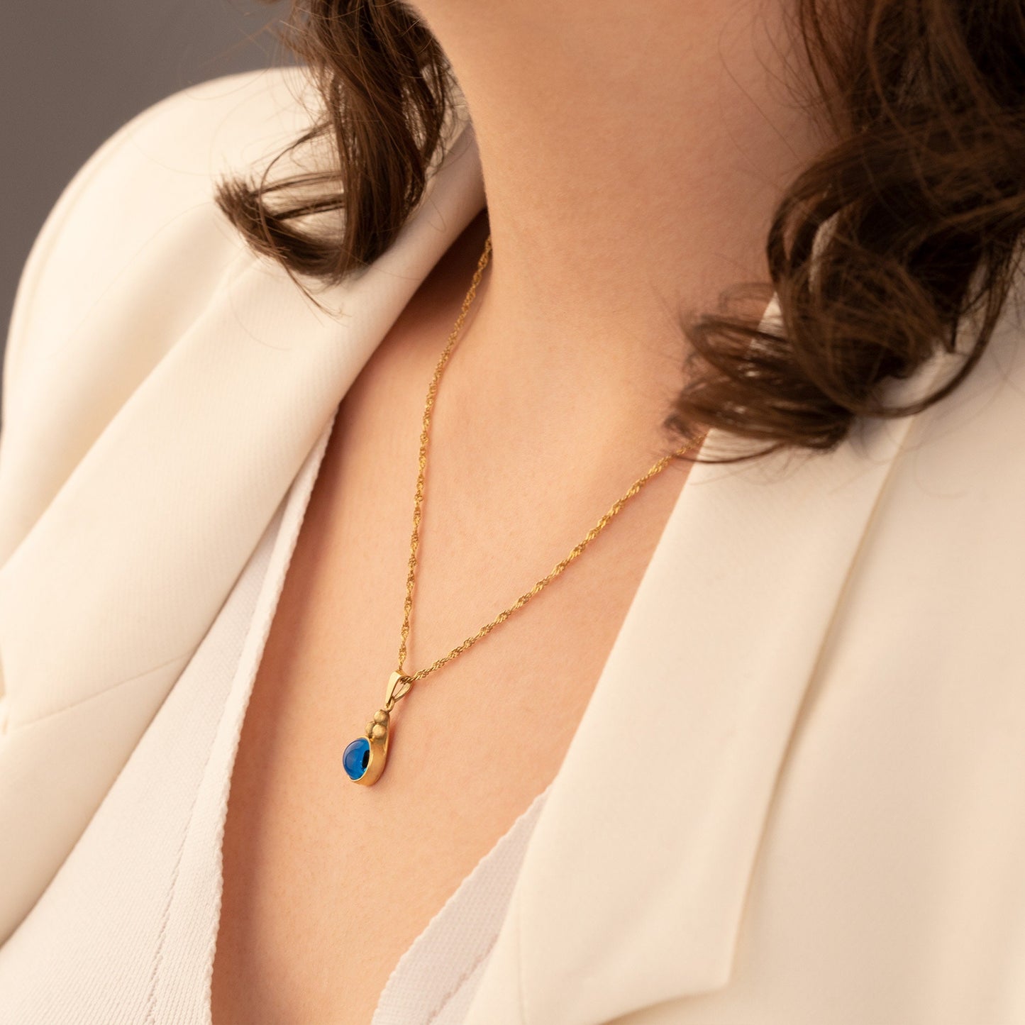 Enamel Evil Eye Necklace - Christmas Gift - Necklace for Women - Protection Necklace - Accessories Jewelry - Evil Eye Jewelry - Gift for Her