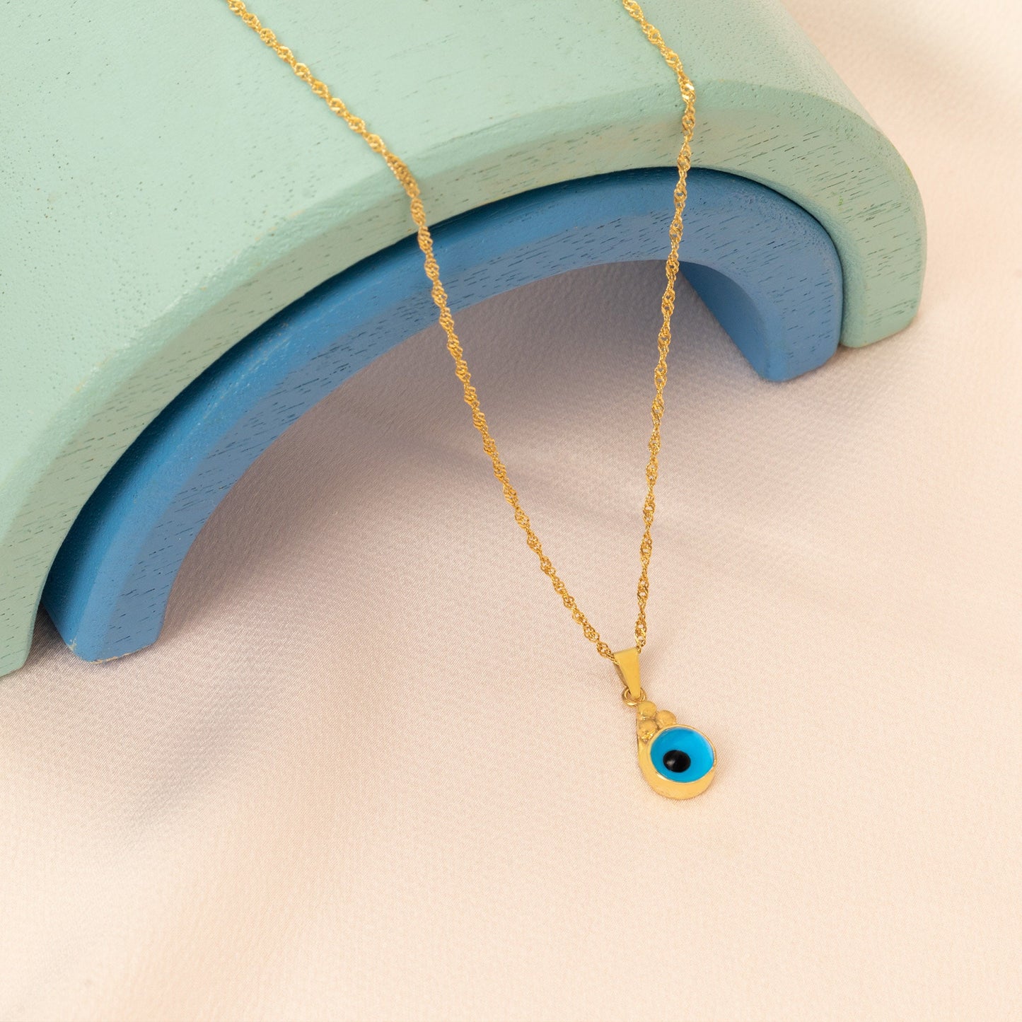 Enamel Evil Eye Necklace - Christmas Gift - Necklace for Women - Protection Necklace - Accessories Jewelry - Evil Eye Jewelry - Gift for Her