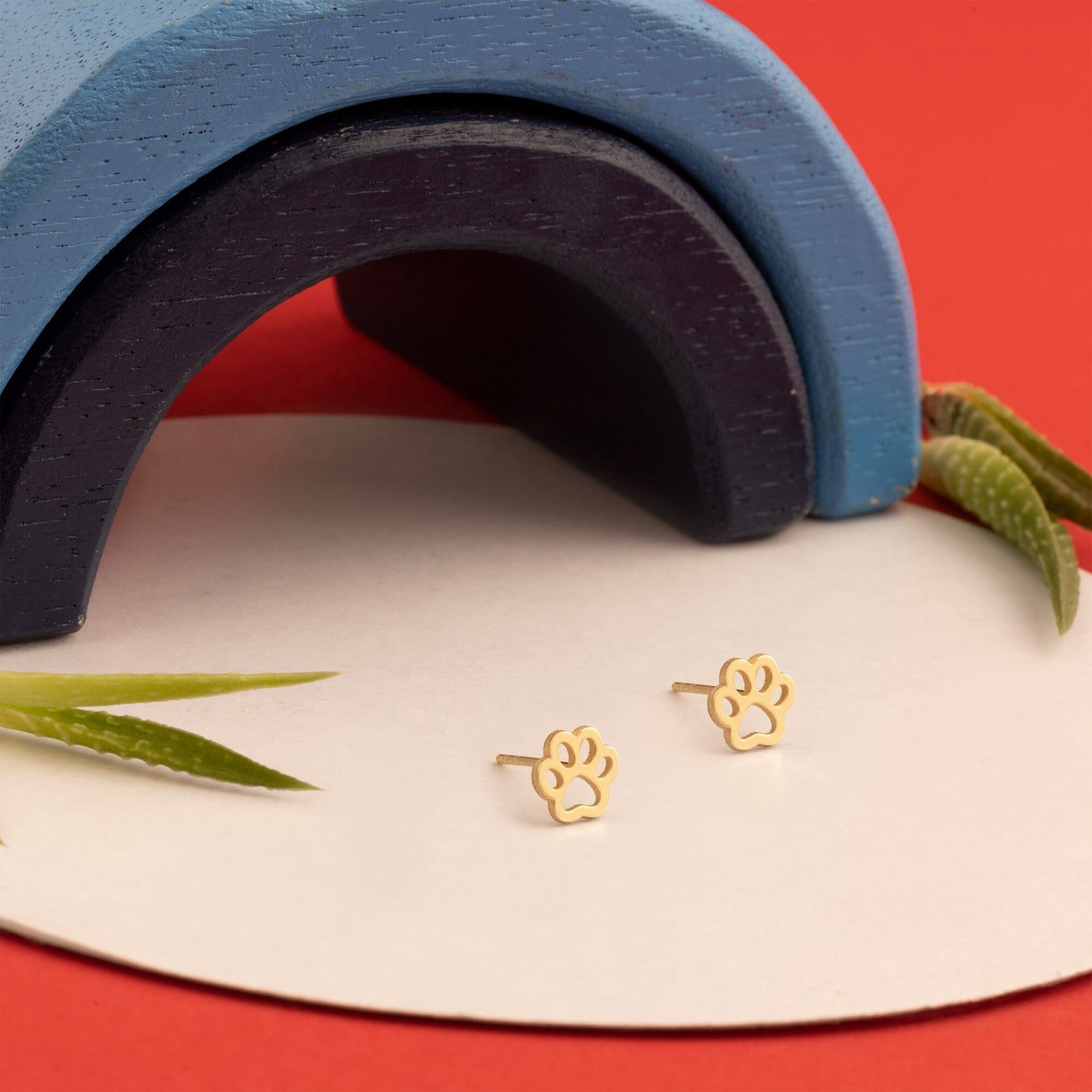 Cute Paw Earrings - Pet Lover Gifts - Paw Stud Earrings - Gift for Her - Cat Paw Stud Earrings - Dog Paw Earrings - Gift for Kids