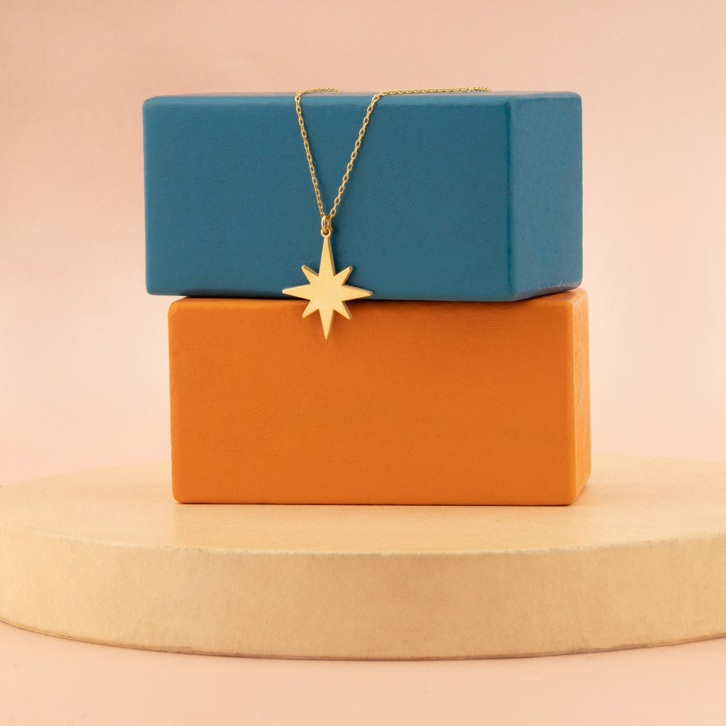 Pole Star Necklace - Christmas Gift - Dainty Star Necklace - North Star Necklace - Celestial Pendant - Compass Necklace - Gift For Her
