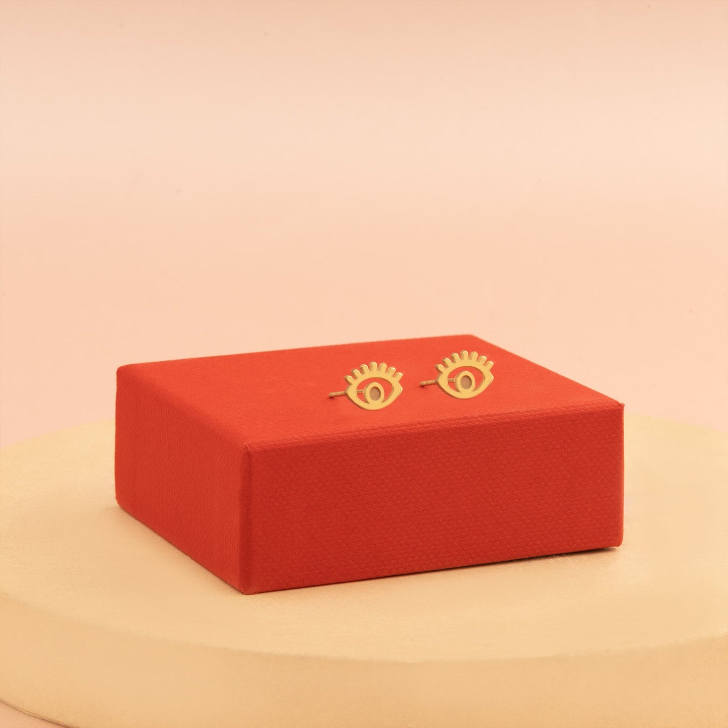 Tiny Eye Stud Earrings - Christmas Gift -  Evil Eye Stud Earring - Minimalist Earrings - Luck Earrings - Protection Earrin - Meaning Earring