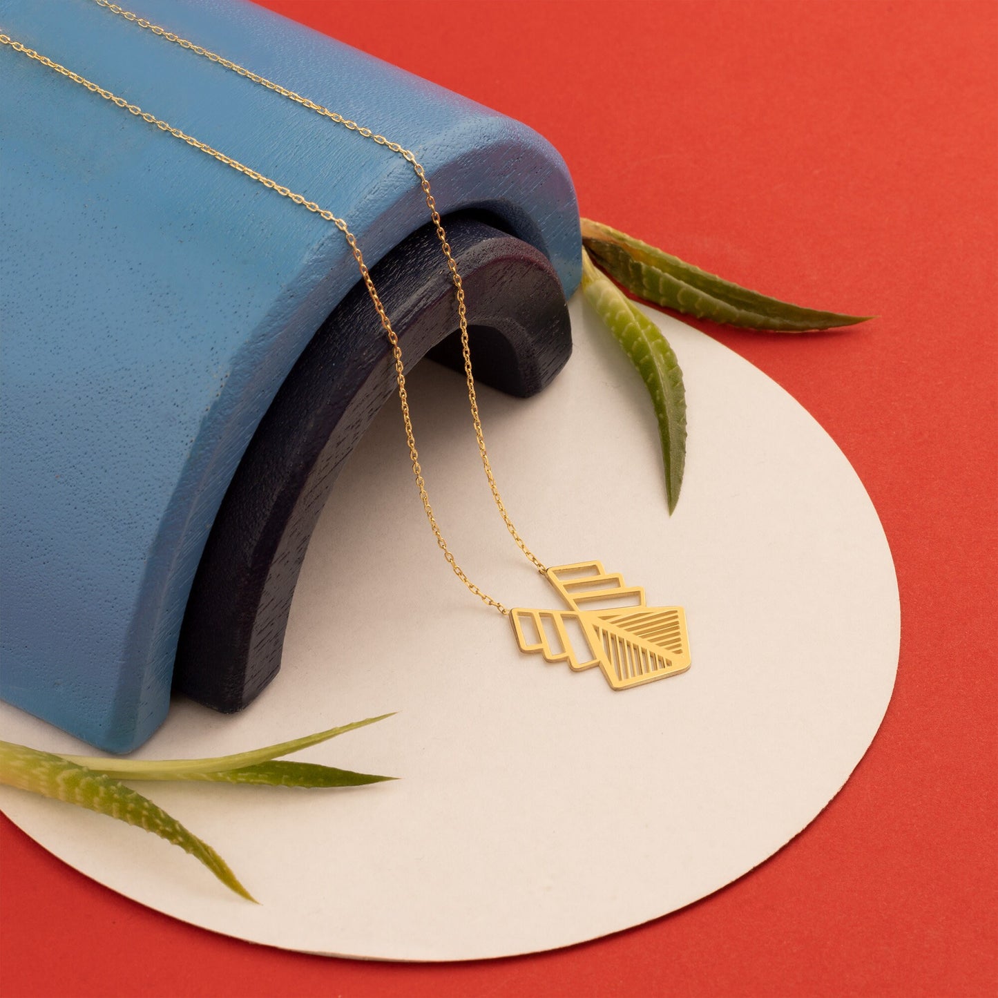 Unique Kite Necklace - Artificial Design Unique Necklaces - Wheat Shape Necklace - Necklace for Women - Gift for Her