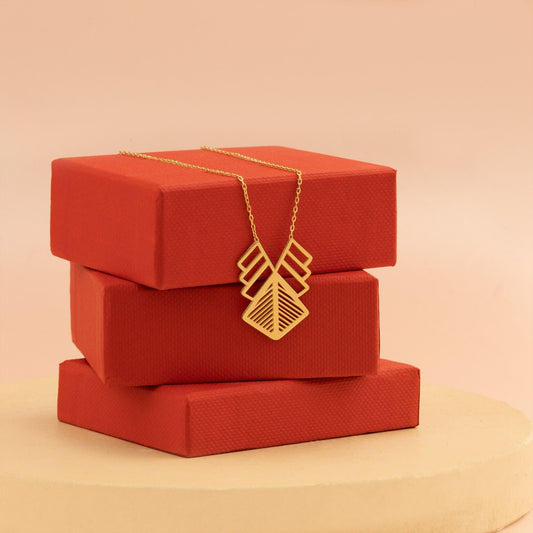 Unique Kite Necklace - Artificial Design Unique Necklaces - Wheat Shape Necklace - Necklace for Women - Gift for Her